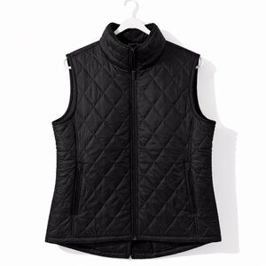 Johnnie’s Jeans Sleek Black Women's Quilted Vest Size 2X